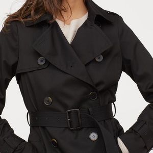 H&M Belted Double Breasted Coat
